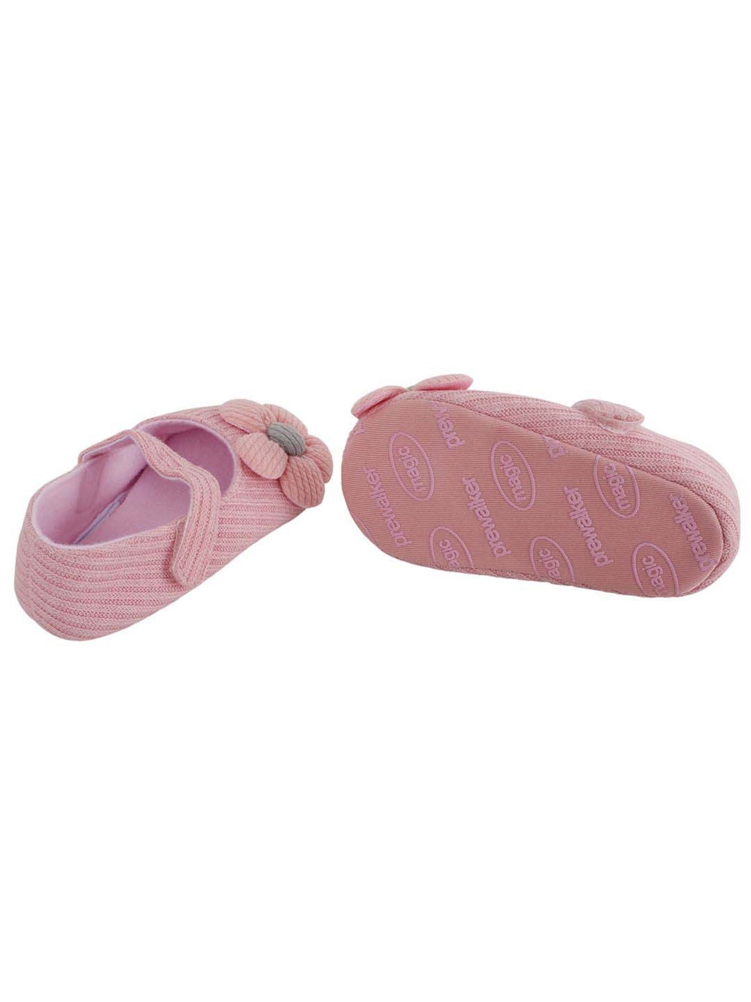 Baby Moo Kids Peach Casual Mary Jane Shoes