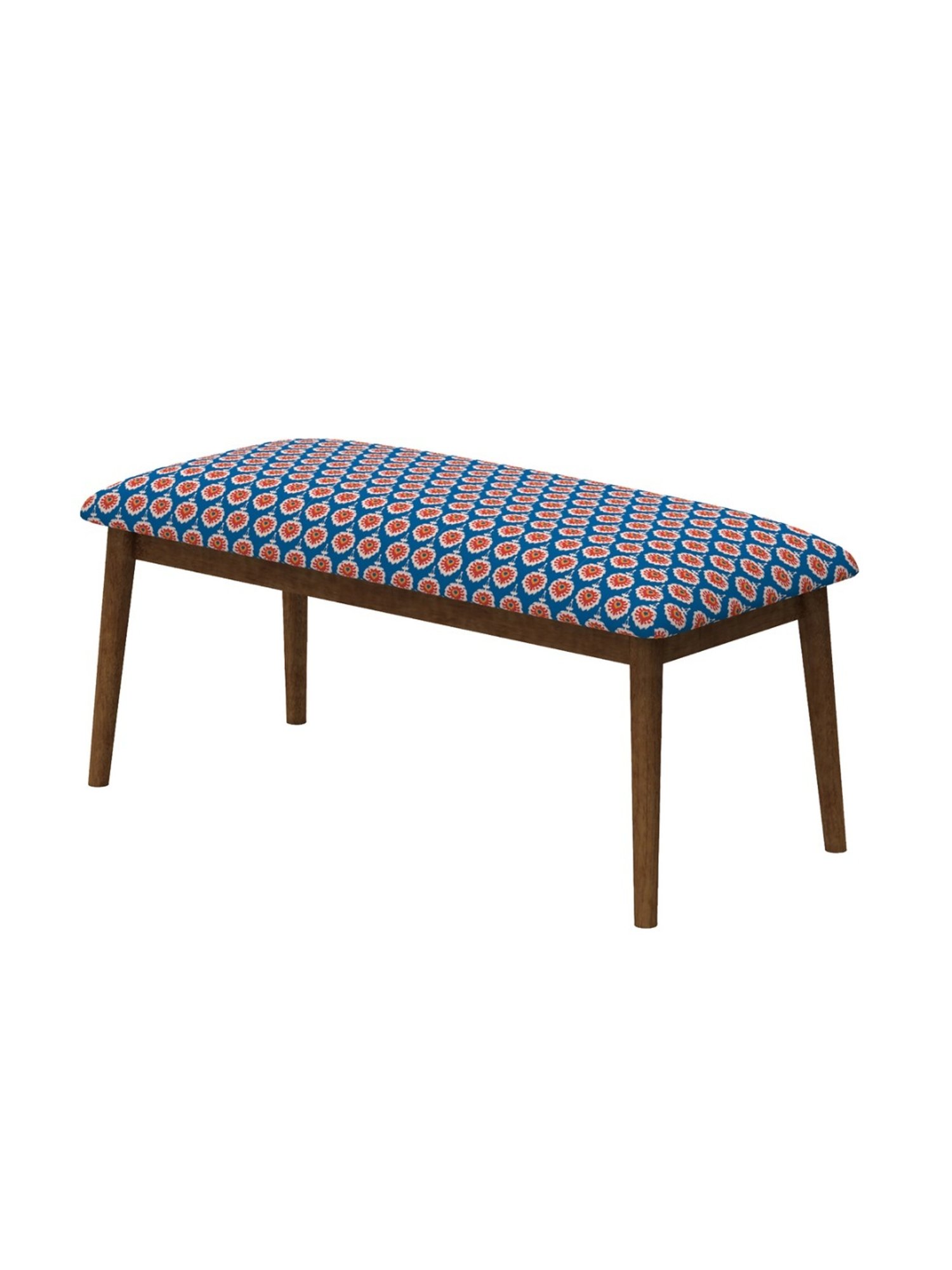 Chumbak Jodhpur Sailor Solid Blue Sheesham Wood Bench