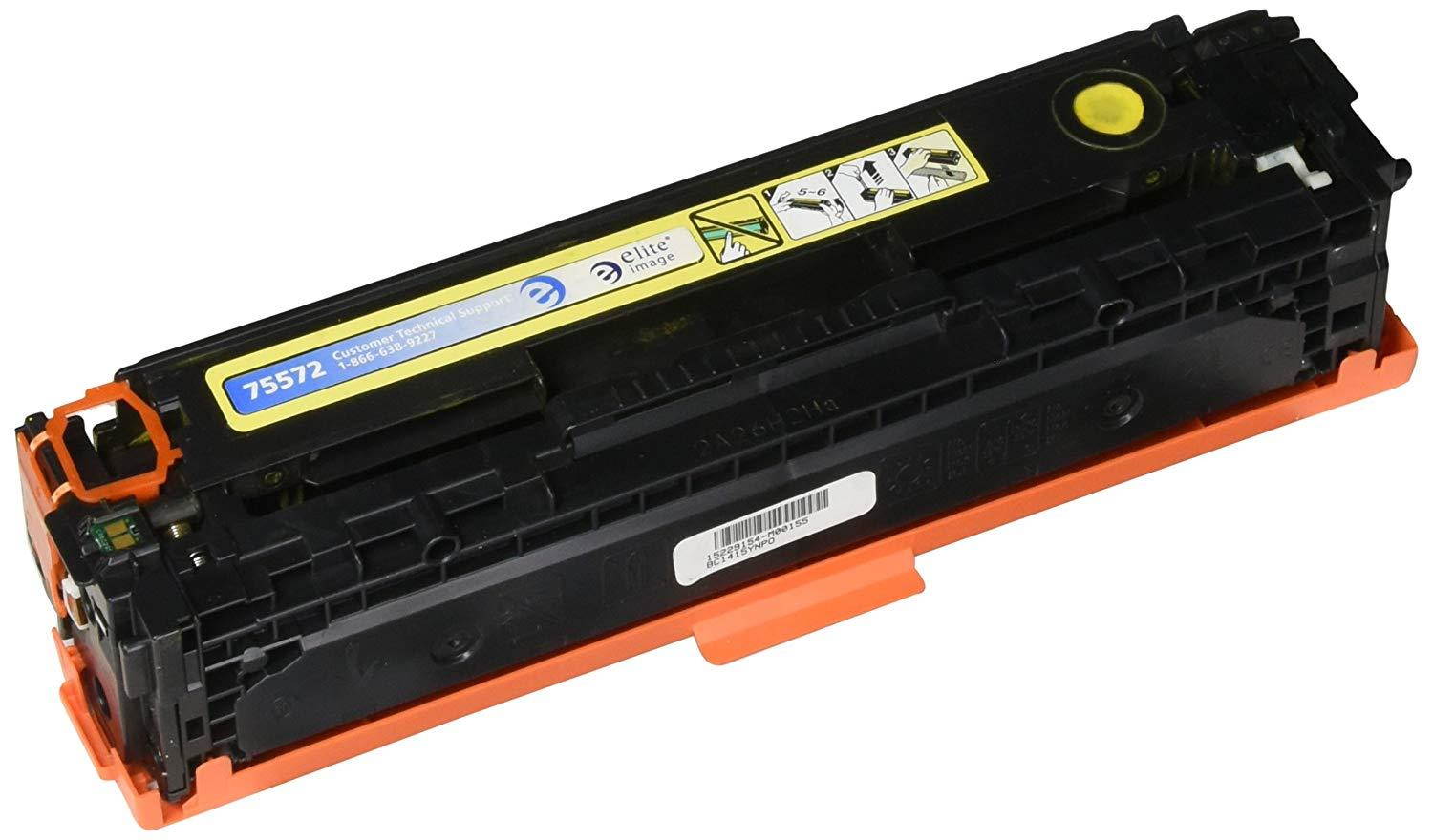 Elite Image ELI75572 Compatible Toner Replaces HP CE322A (128A), Yellow