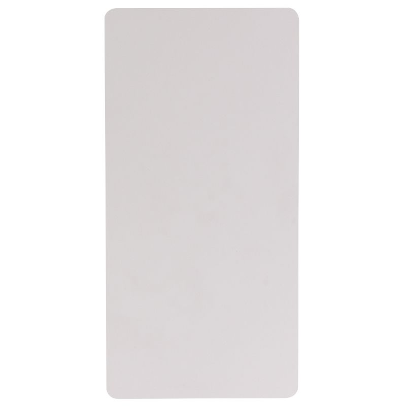 Emma and Oliver 72" x 12" x 12" Birchwood Bar Top Riser with Silver Legs