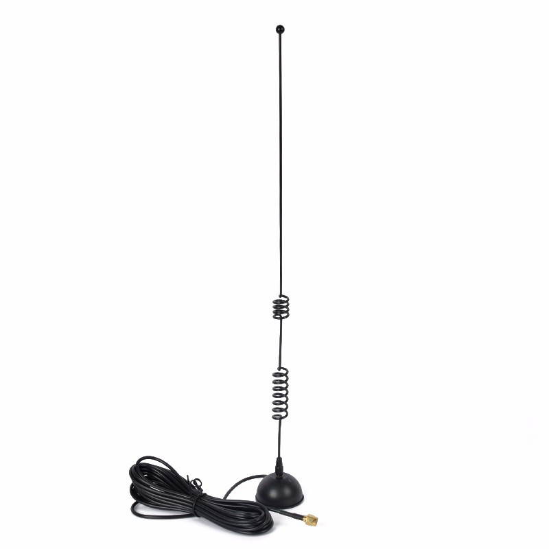 HYS-MS801 Cable SMA-Male Magnetic Dual Band VHF/UHF Mobile Magnet Indoor Walkie Talkie Antenna Two Way Ham Radio