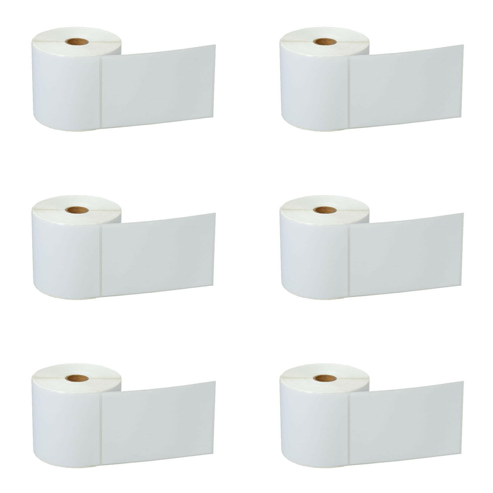 GREENCYCLE 6 Roll (500 Labels/Roll) Compatible Direct Thermal Paper Label 4 x 6 inch 1'' Core Blank Shipping Address Barcode Multi-function Labels For Zebra GK420D LP-2622 TLP-2844 Label Printer