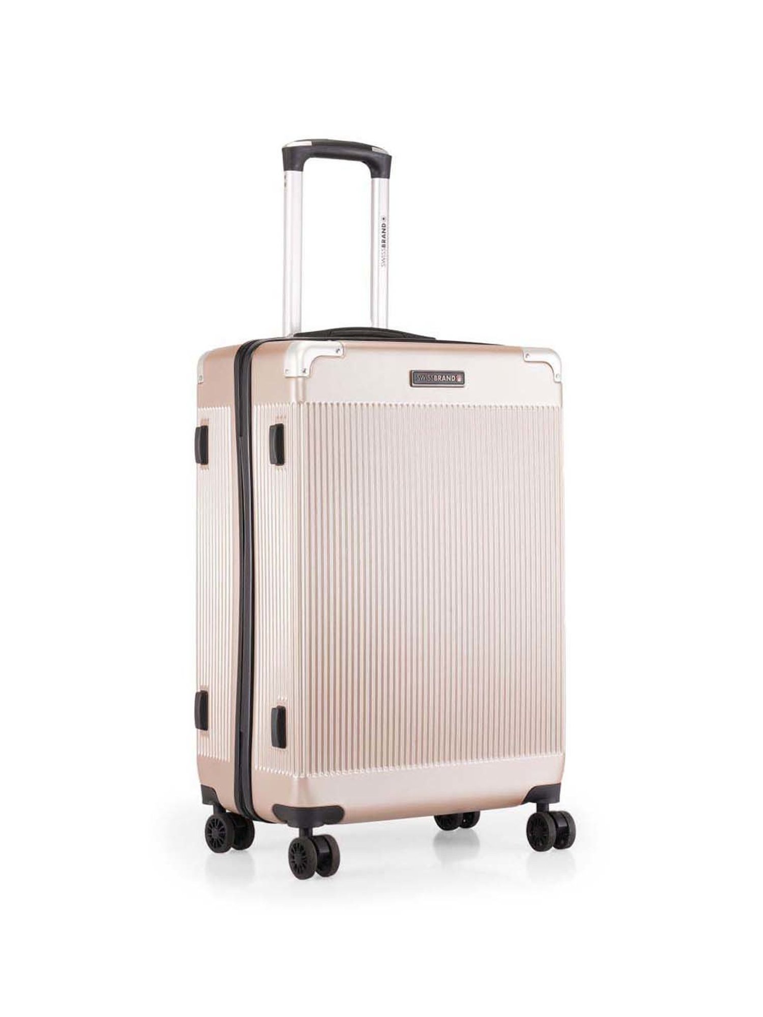 Swiss Brand Geneve Golden Medium Hard Trolley Bag - 25 cm