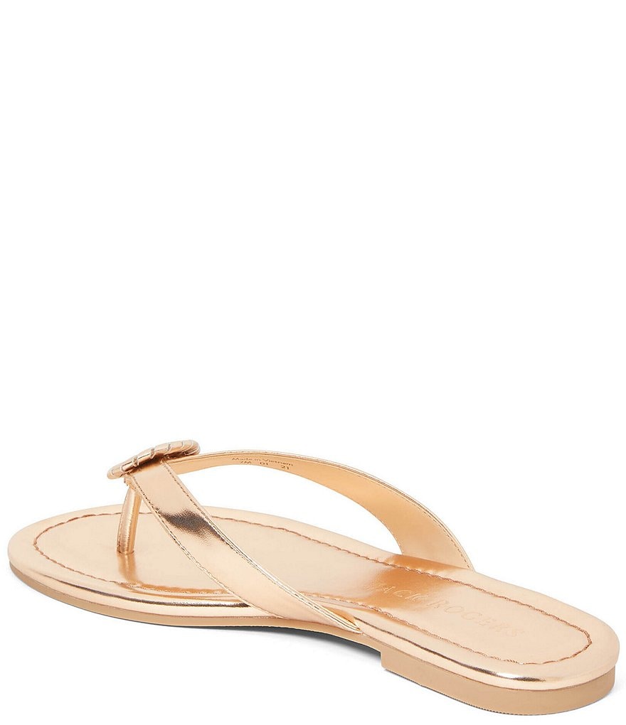 Jack Rogers Rowan Leather Rondelle Flip Flops