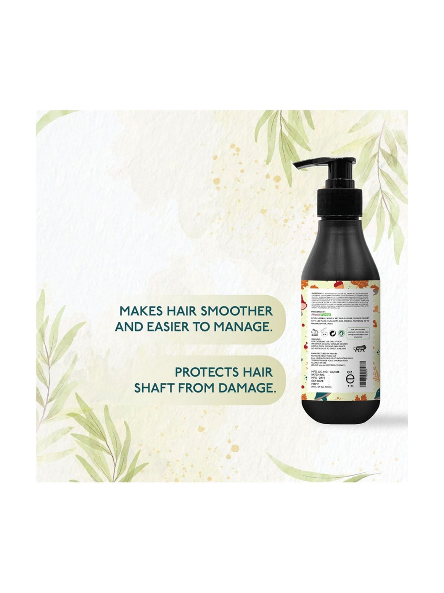 Monk Forest Mushroom Hair Conditioner for Hair Protection - 200 ml