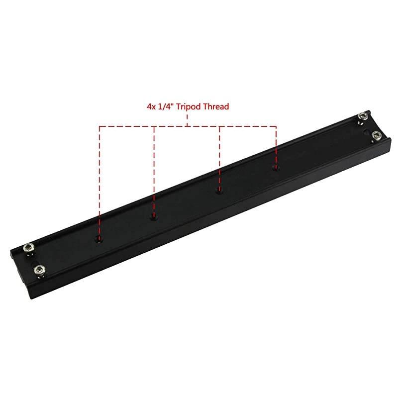 33cm mounting Rail for EQ-4/5/6 mounts - GP Prism Rail for telescopes - Easy Installation for Your Telescope OTA