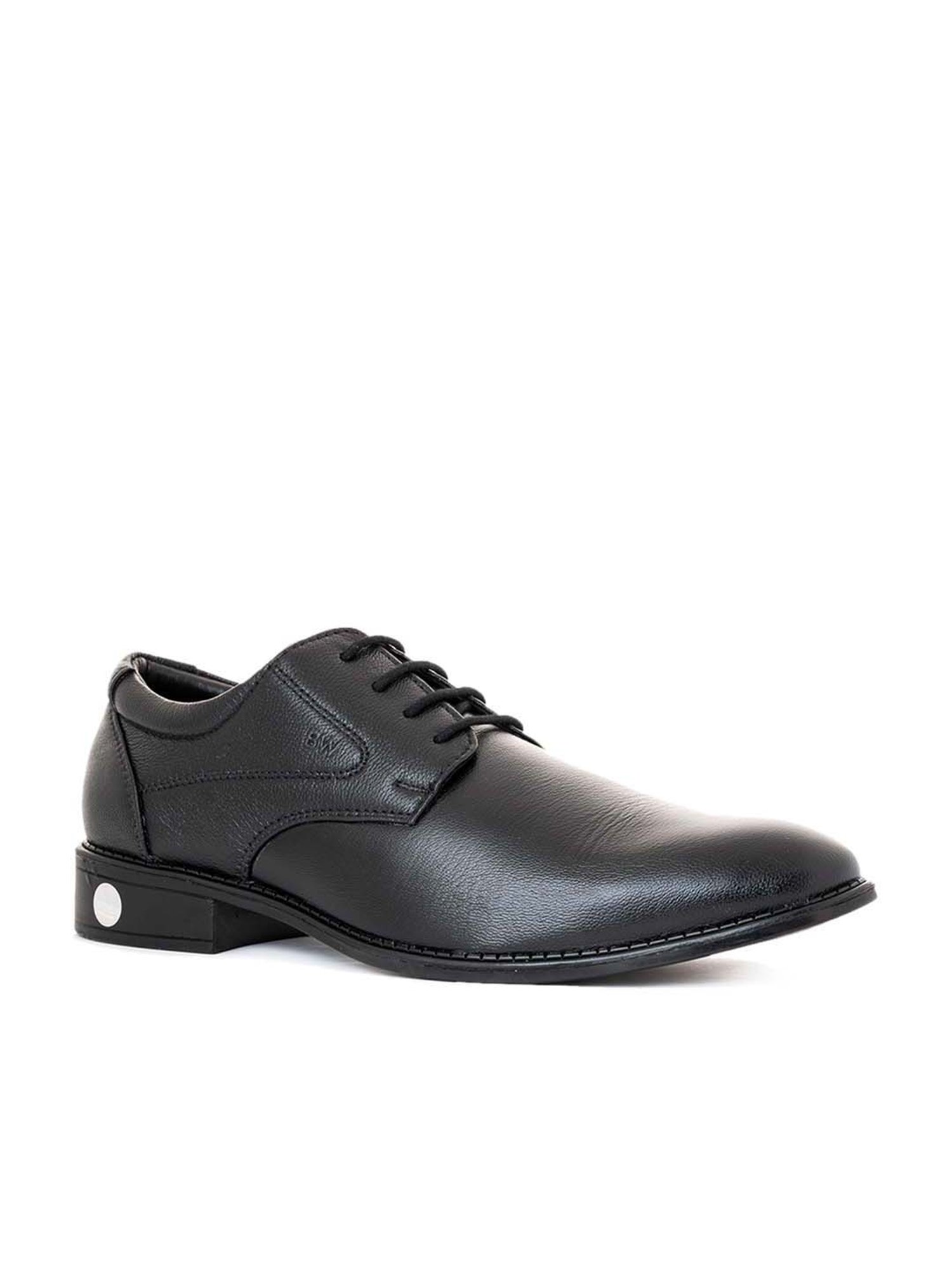 Khadim Men's Black Derby Shoes