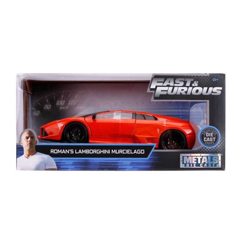 Jada Toys Fast & Furious Lamborghini Murcielago LP640 Die-Cast Vehicle 1:24 Scale Orange