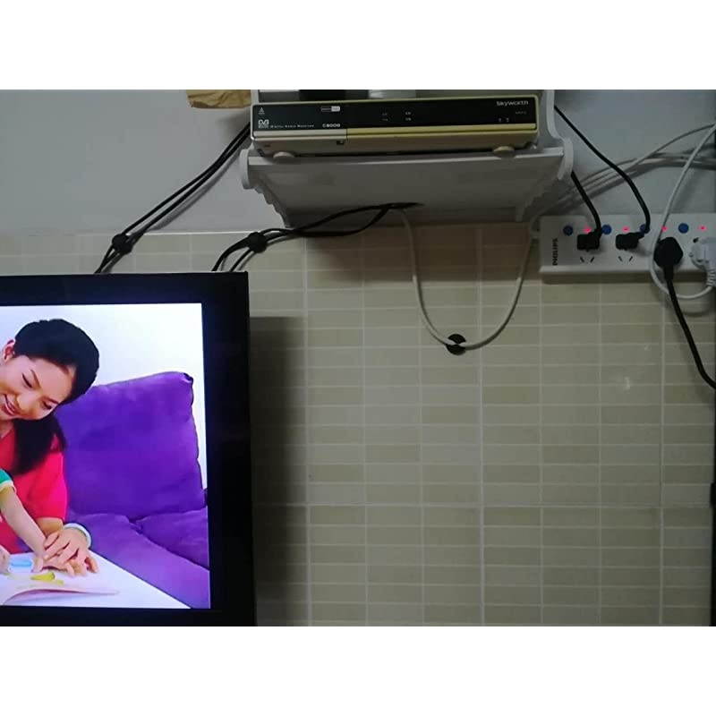 16 Pack  Multipurpose Cable Clips Holders for Organizing Cable Cords Home and Office Self Adhesive Cord Holders