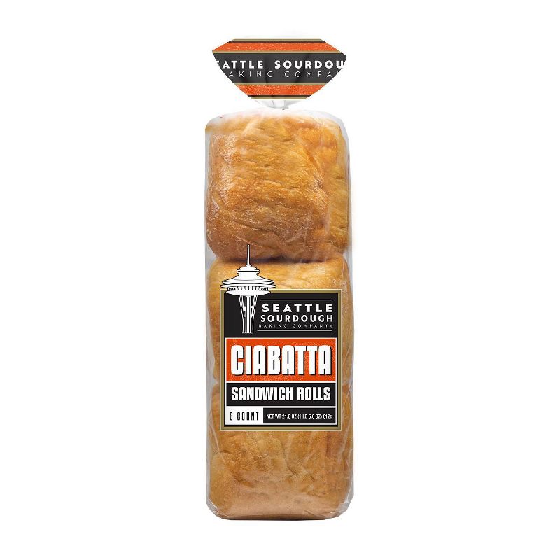 Seattle Sourdough Ciabatta Bun - 21.6oz