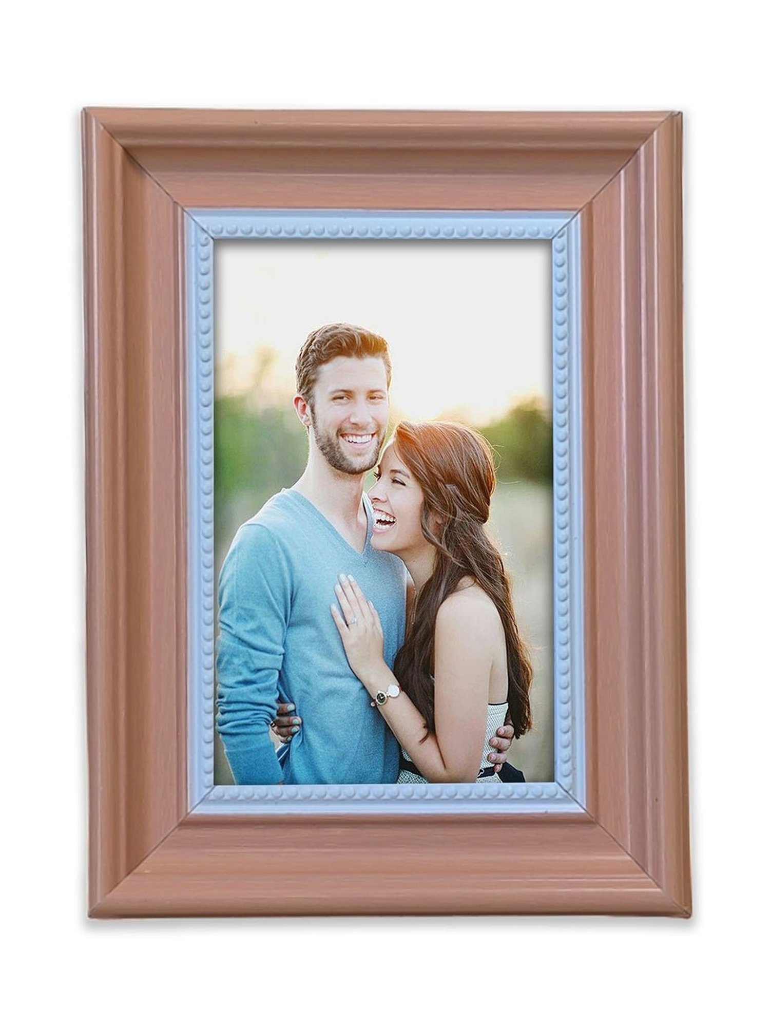 Art Street Pink Engineered Wood Table Top Photo Frame