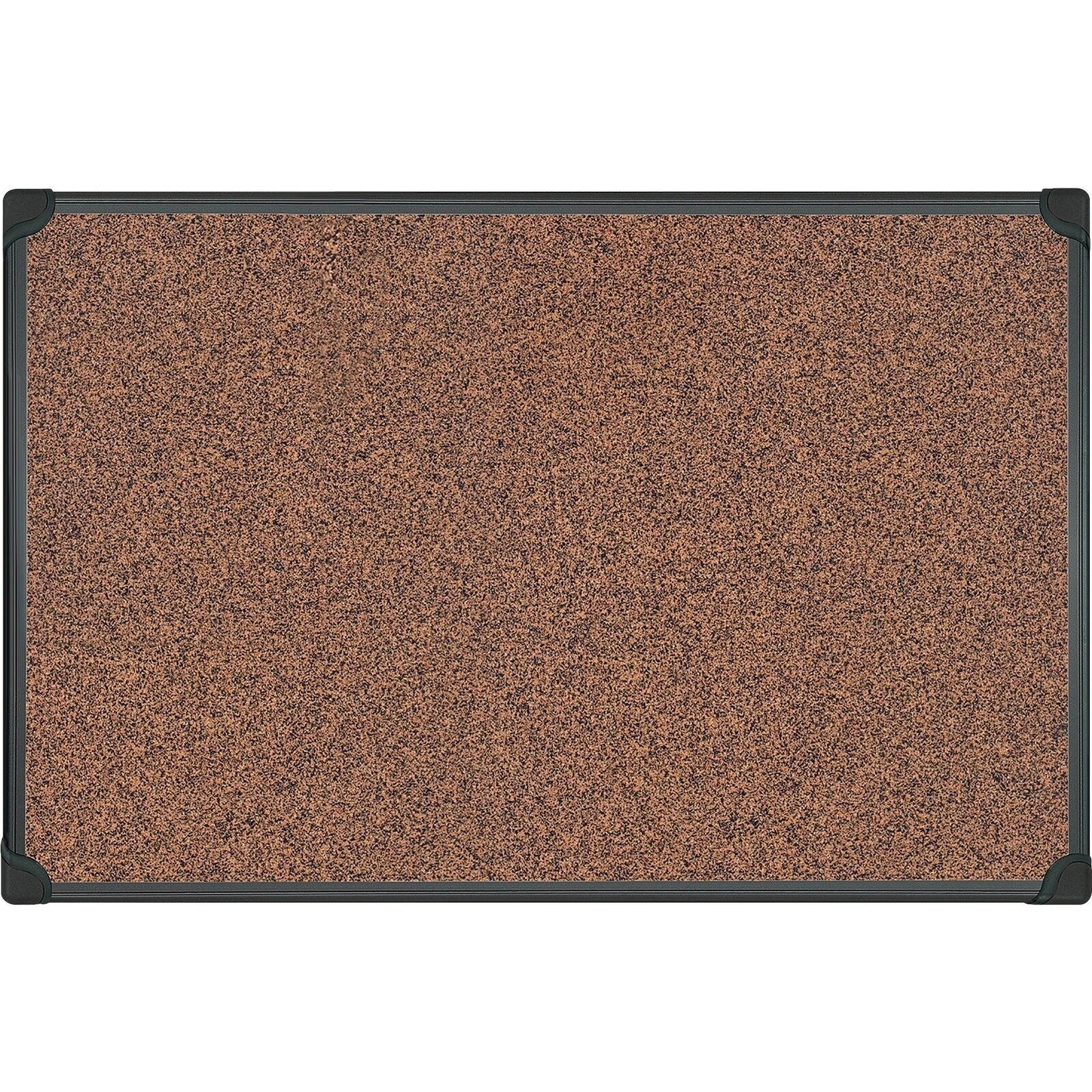 Bi-silque Techcork Board Self-Healing 36"Wx48"H Black/Brown SF152209368