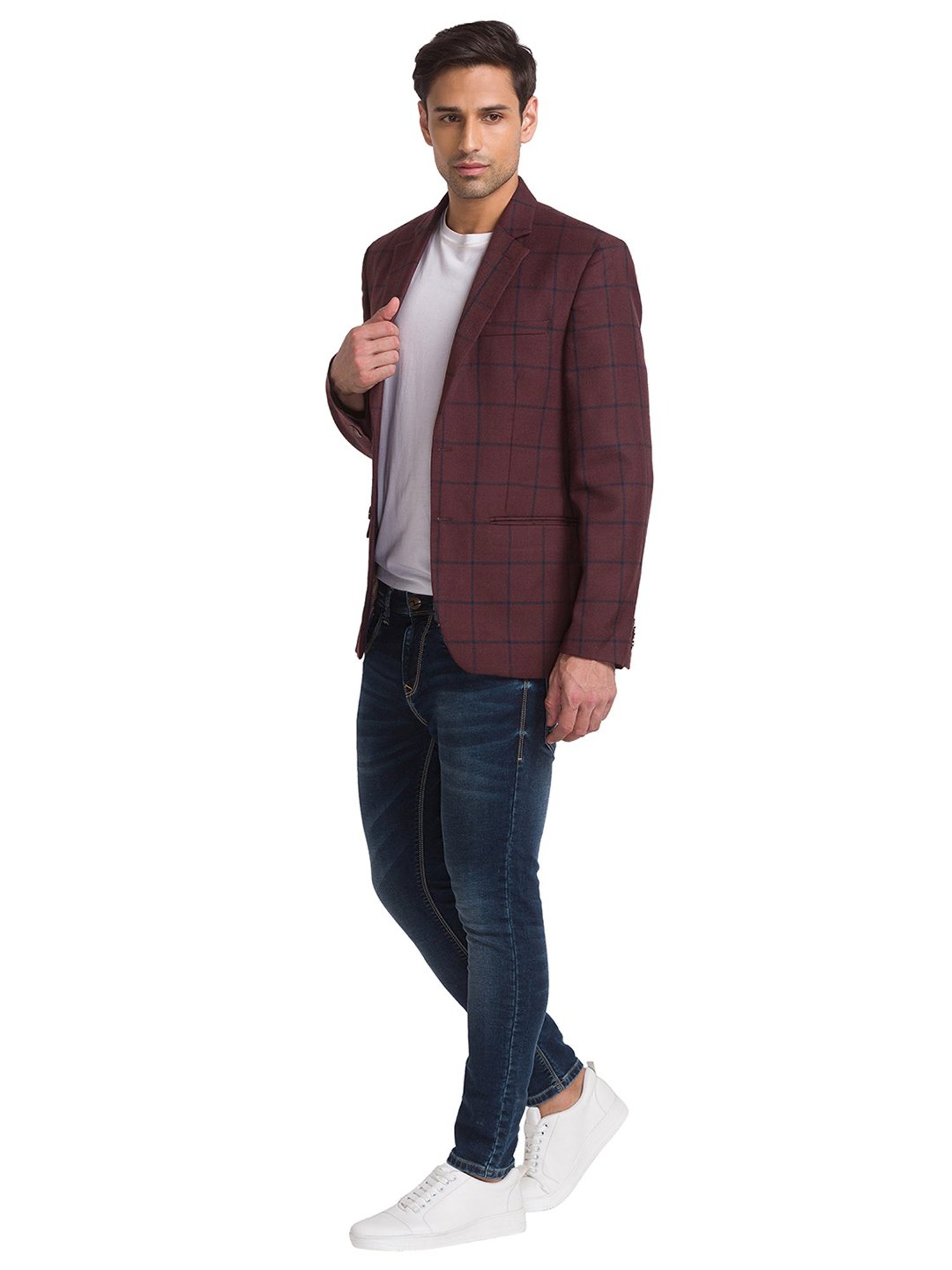 Vastramay Black Regular Fit Blazer