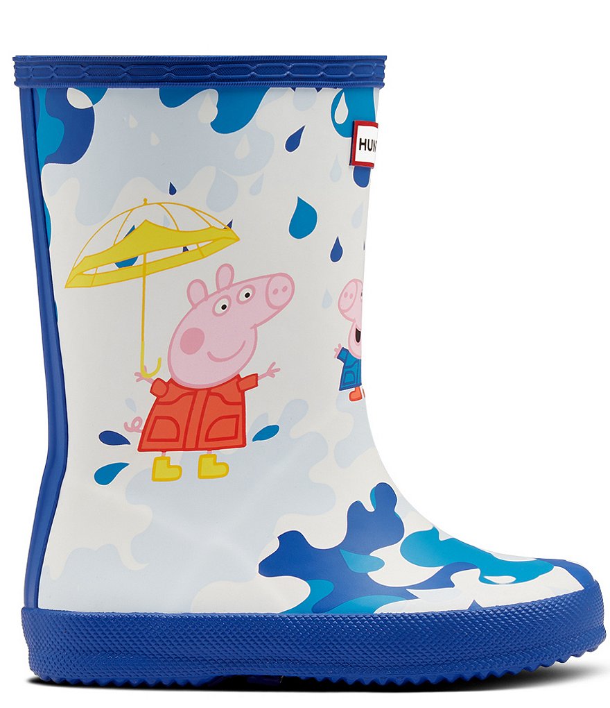 Hunter Kid's First Peppa Pig Muddy Puddle Rain Boots (Toddler)