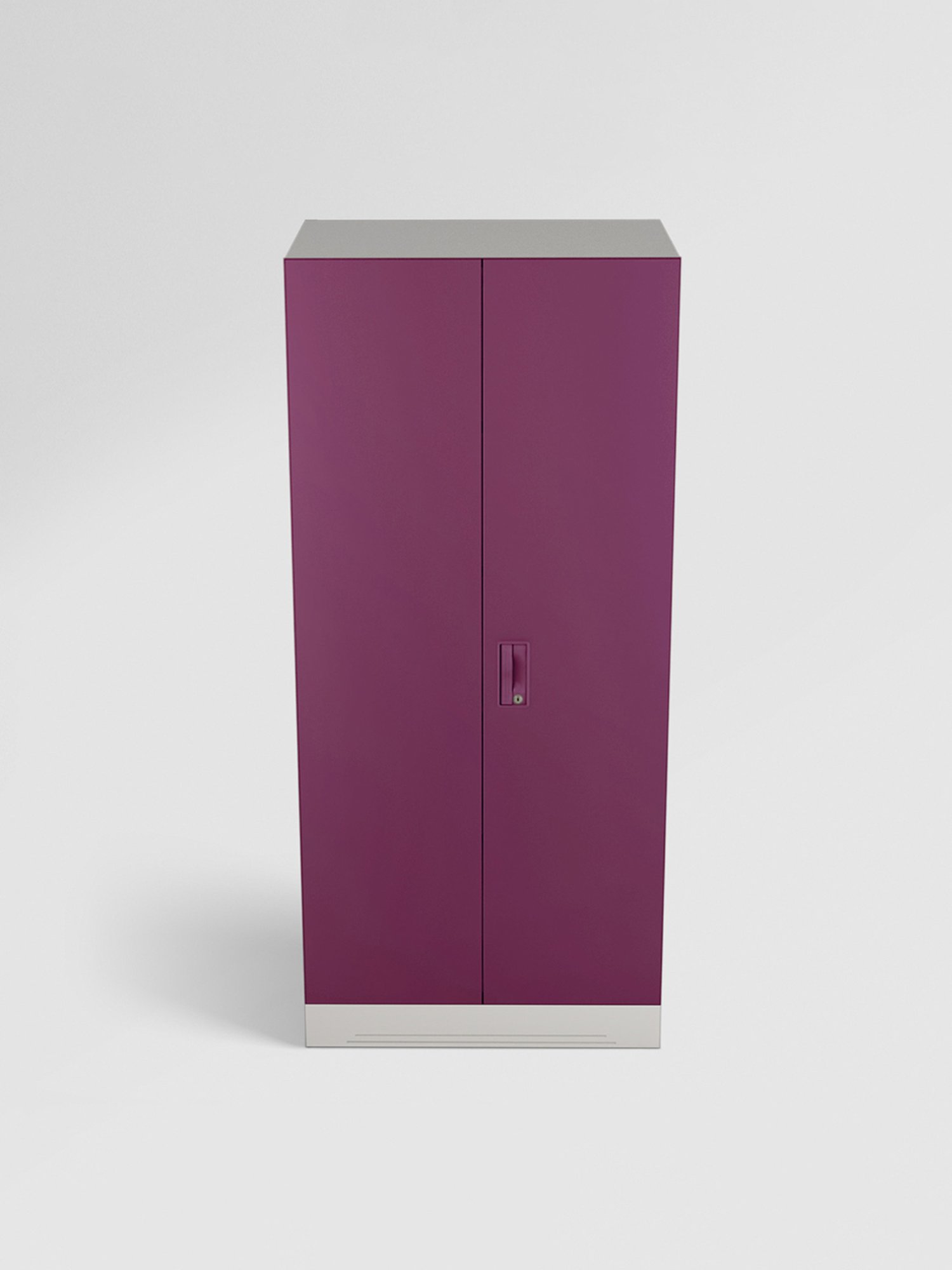 Godrej Interio Slimline 2-Door Steel Almirah, Tex Purple (1-Year Warranty)