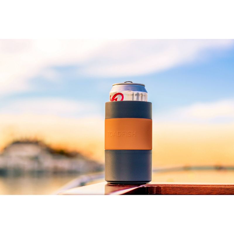 Toadfish Non-tipping Can Cooler - Orange