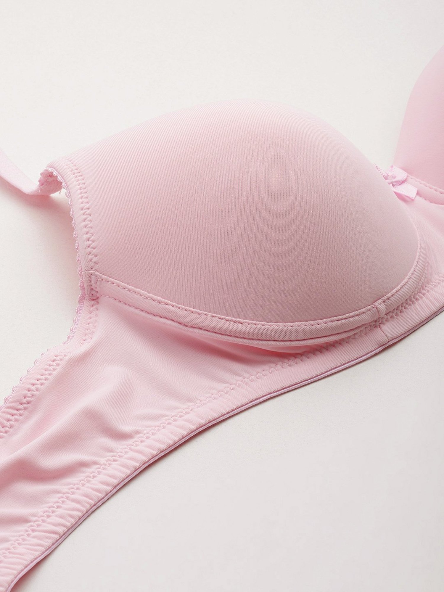 Leading Lady Light Pink Full Coverage Padded T-Shirt Bra