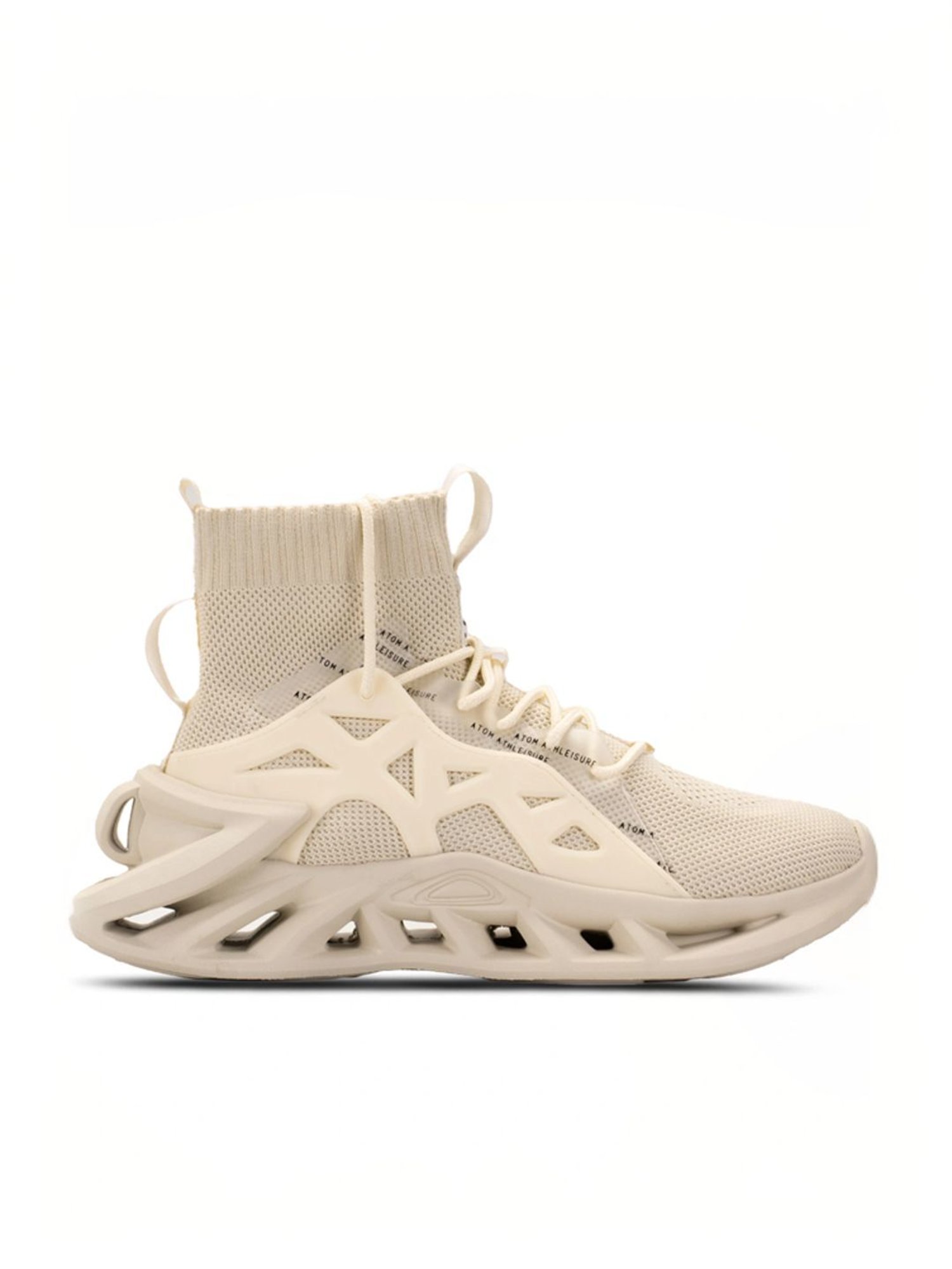 Atom Men's Alpha SoftBounce Beige Running Shoes