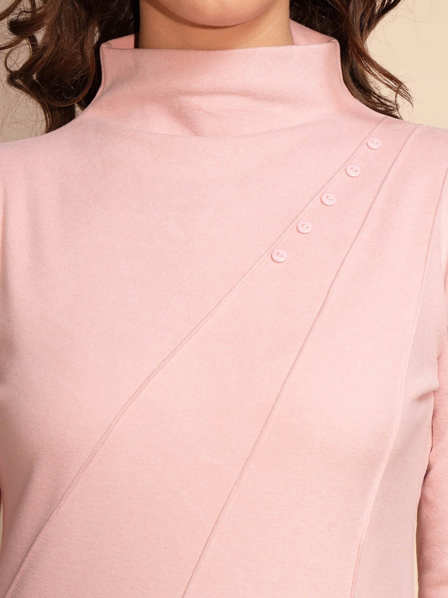 Global Republic Pink Knit Regular Fit Top