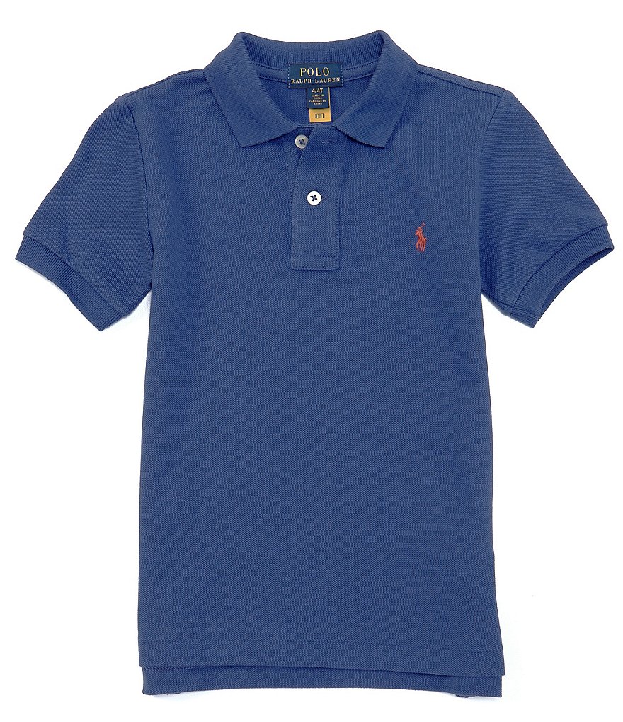 Nautica Big Boys 8-20 Short-Sleeve Vertical Logo Polo