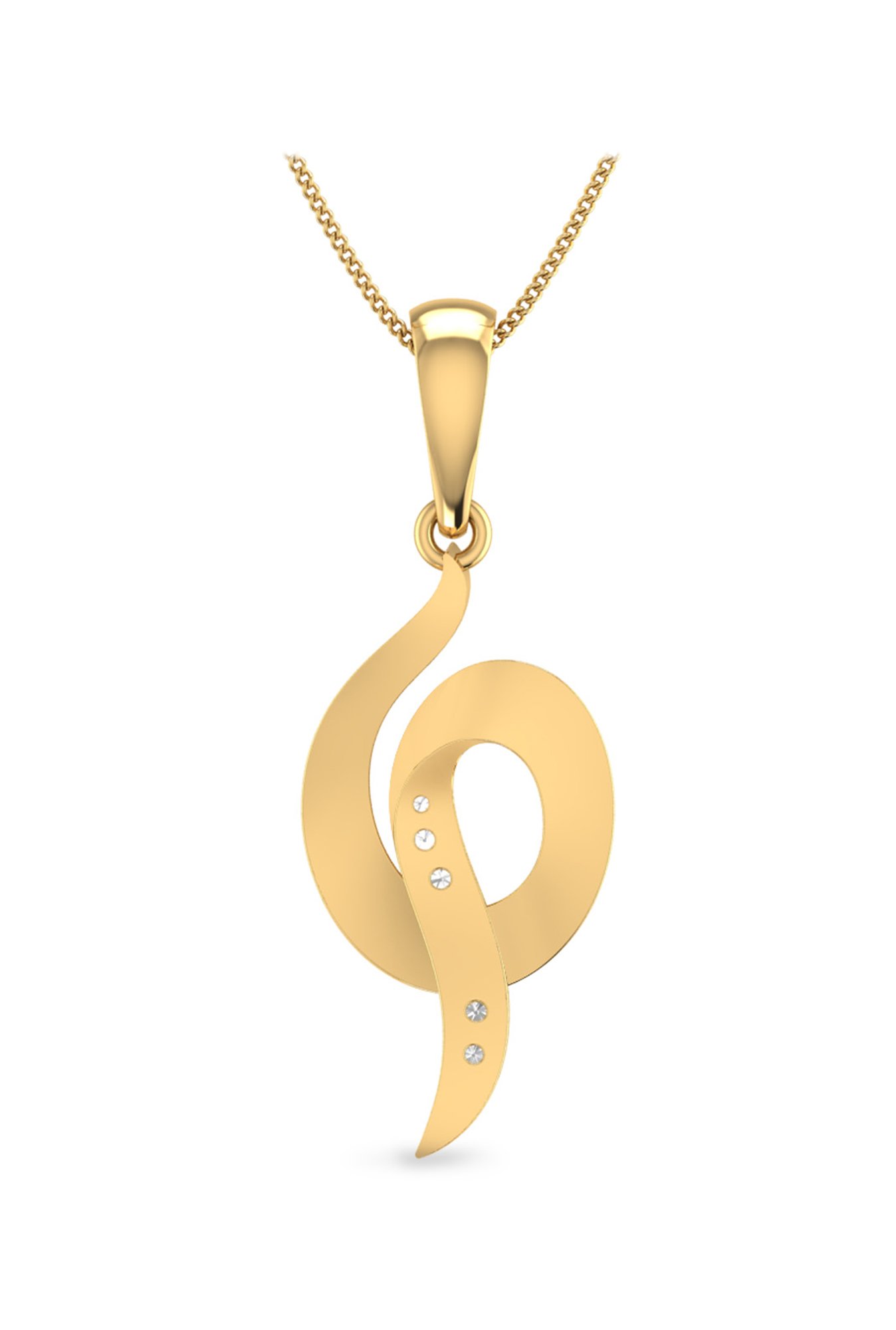 PC Jeweller Crowley 22 kt Gold Pendant without Chain