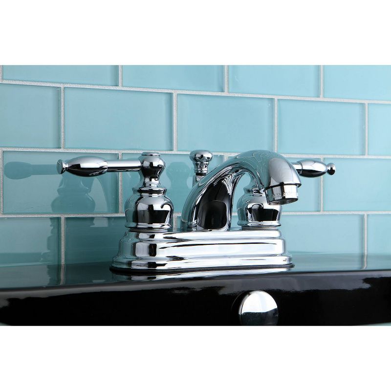 Center Set Bathroom Faucet 4" Chrome - Kingston Brass