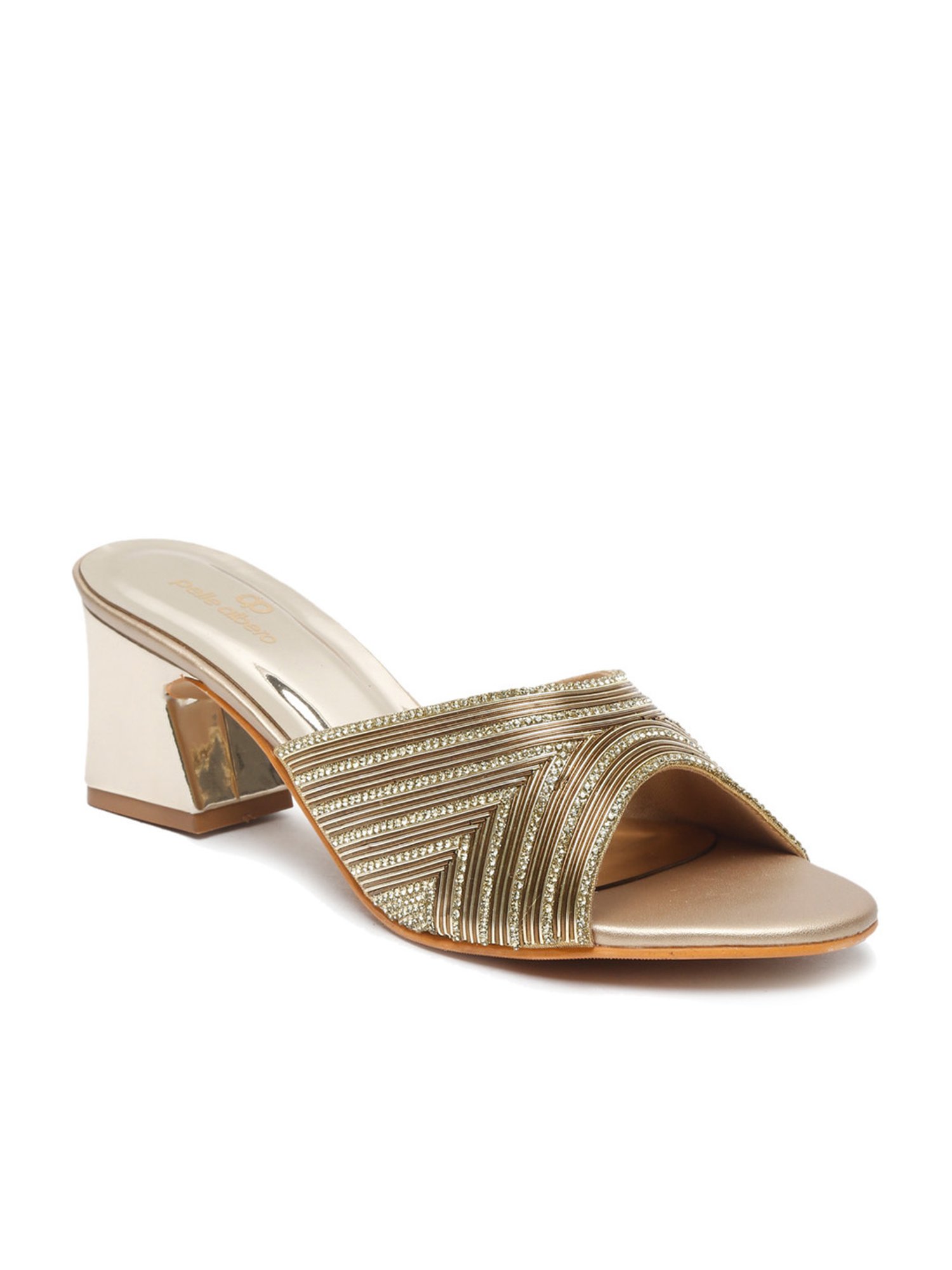 Pelle Albero Women's Gold Ethnic Sandals