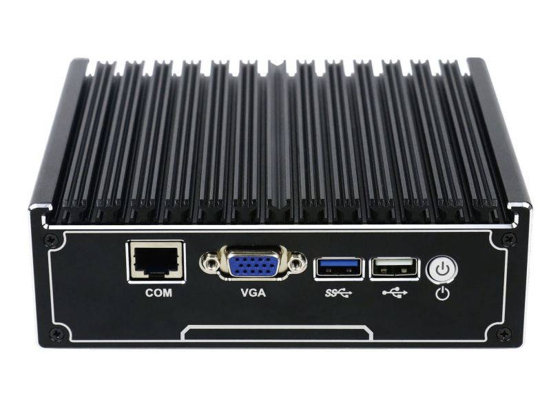 Firewall Micro Appliance/Fanless Mini PC with Intel Celeron J1900 Quad Core, 4 LAN Ports, 8GB RAM 128GB mSATA SSD