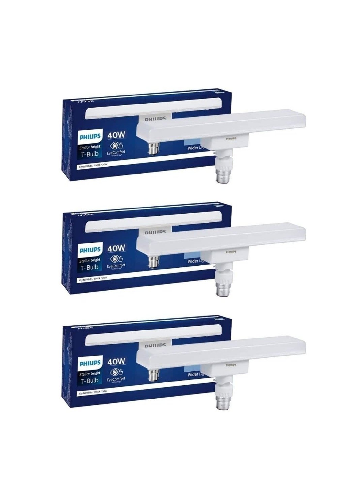 Eveready B22D 14W LED Bulb - Pack of 2 (3B65PB00014, White)