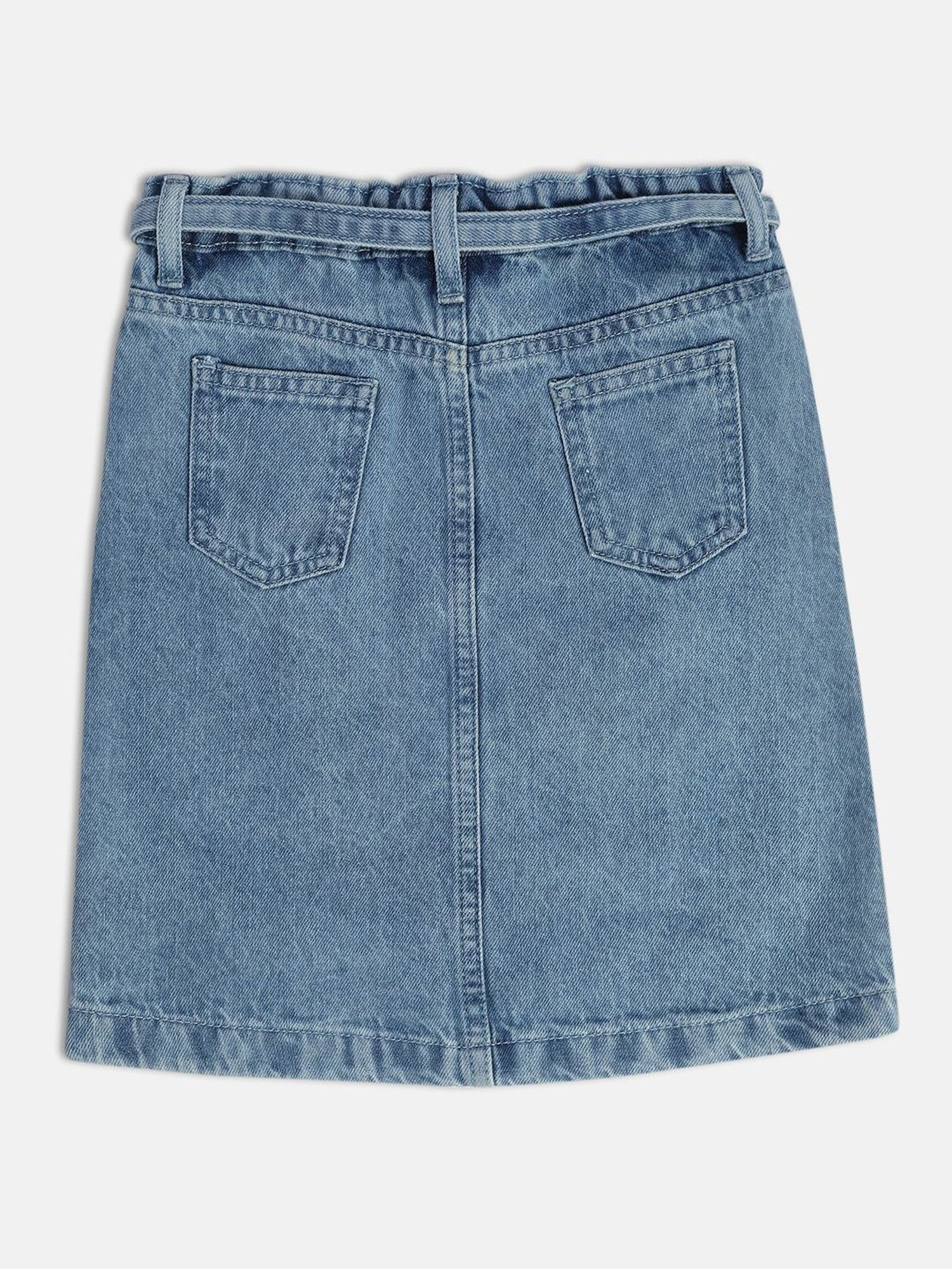 MINIKLUB Kids Blue Solid Skirt