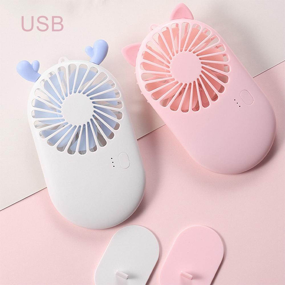 Cool Summer Multi Color USB Fan Cute Portable Handheld Chargeable Fan 3 Mode Cooler For Travel Office Desk Stand Fashion Fan