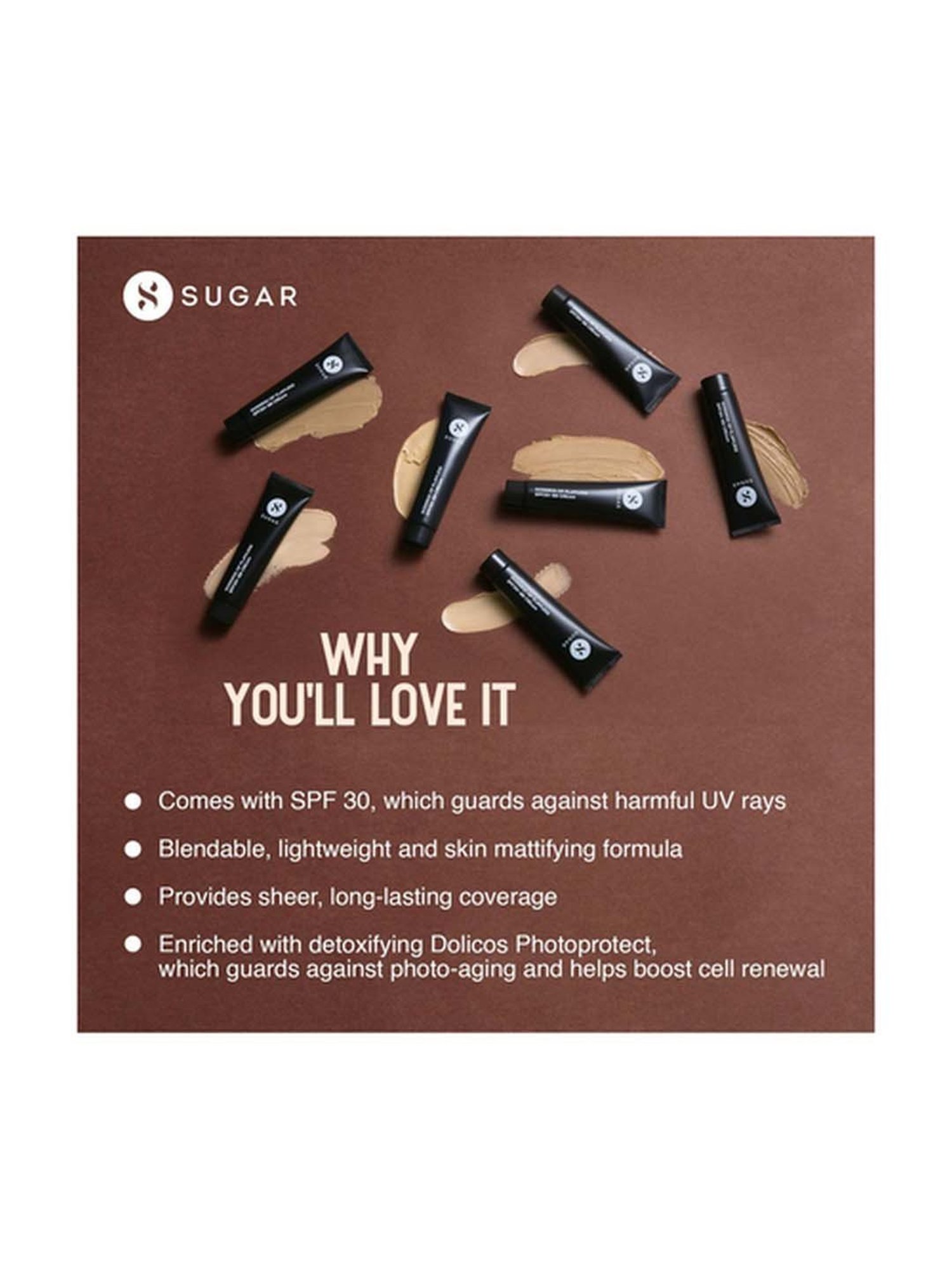 Sugar Cosmetics Goddess Of Flawless Spf30+ Bb Cream 32 Cortado - 25 gm