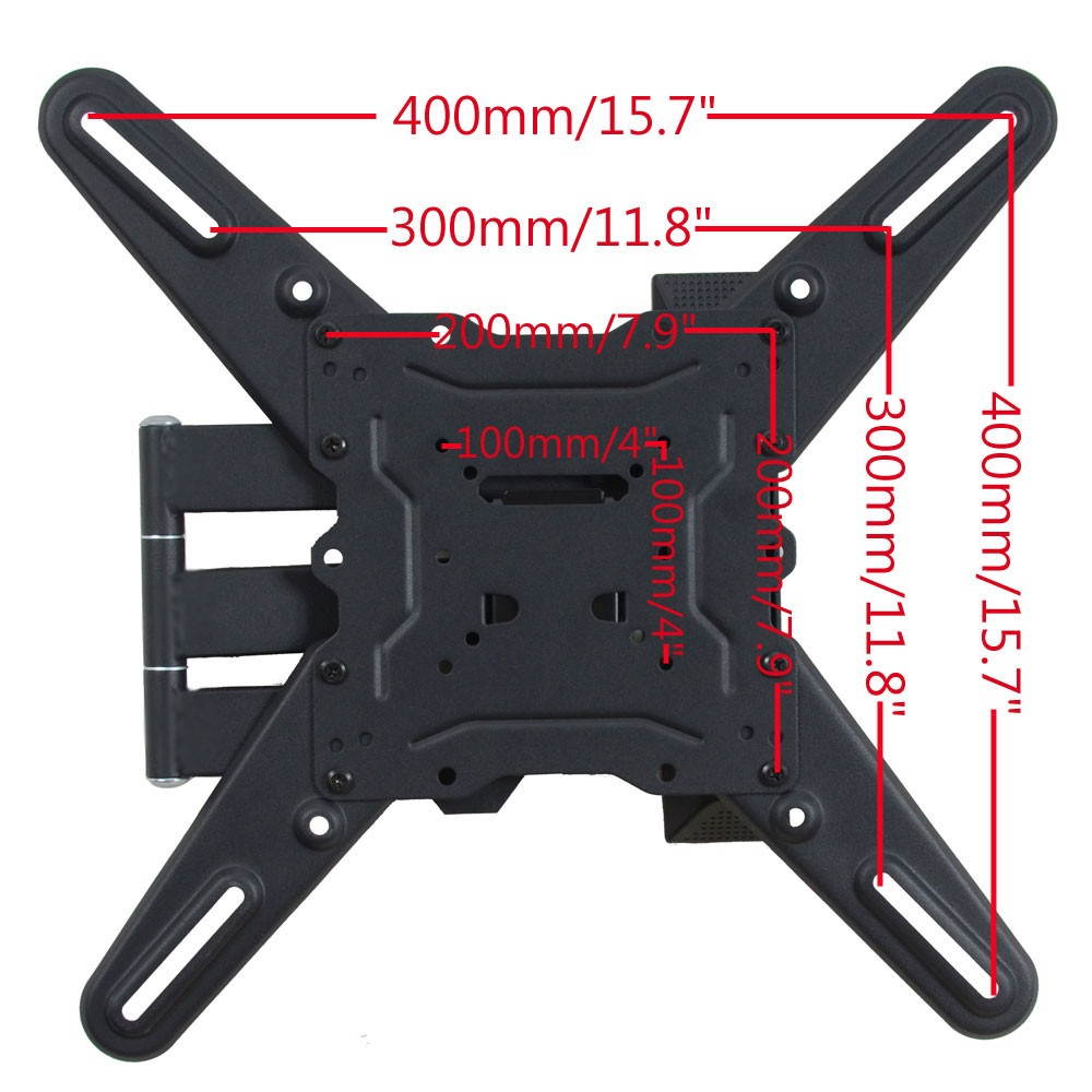 TV Wall Mount Most 26 32 39 40 42 43 46 47 48 50 55" LED LCD Plasma Full Motion Tilt Swivel Arm Bracket