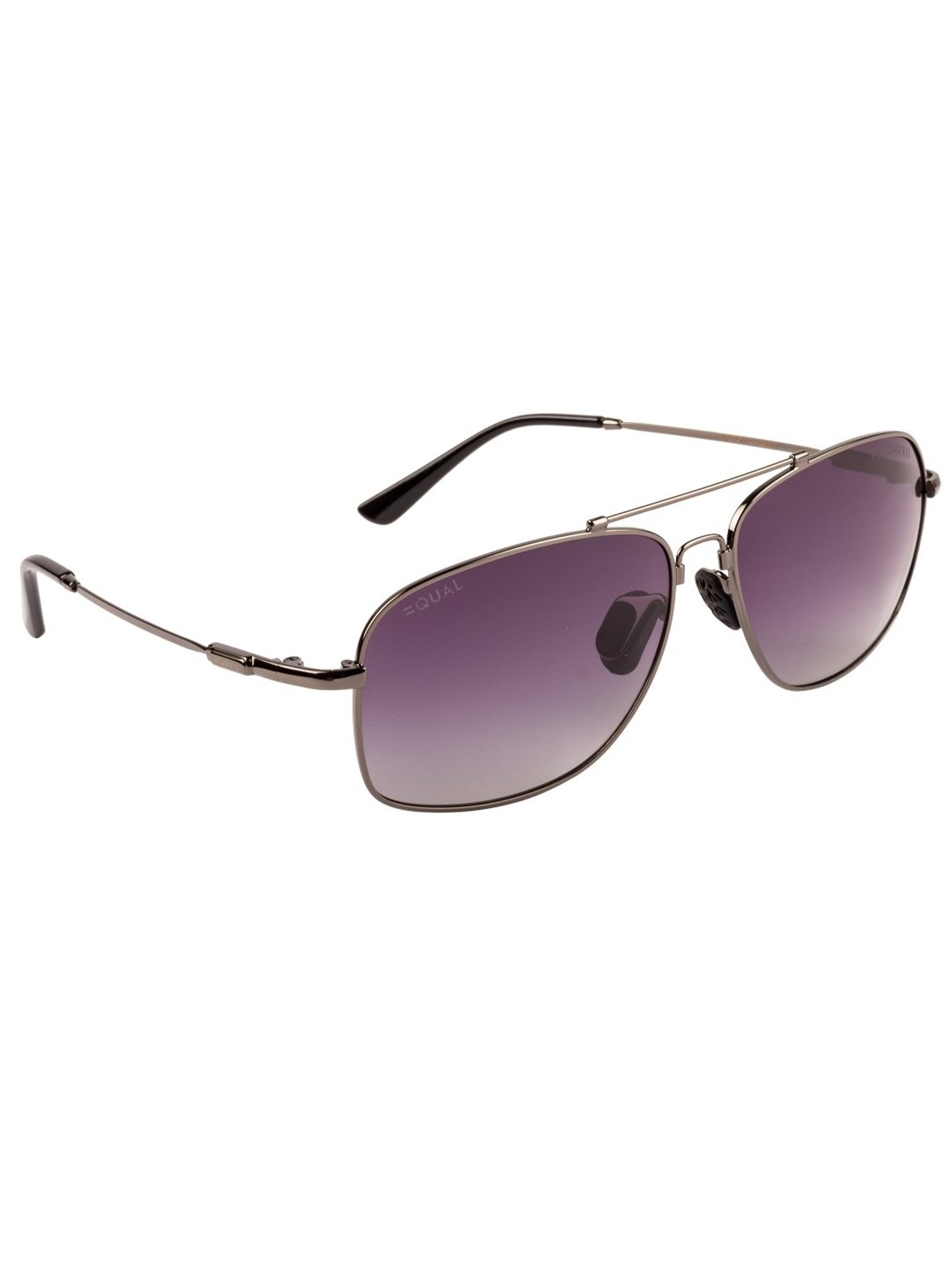 Equal Grey Square Unisex Sunglasses