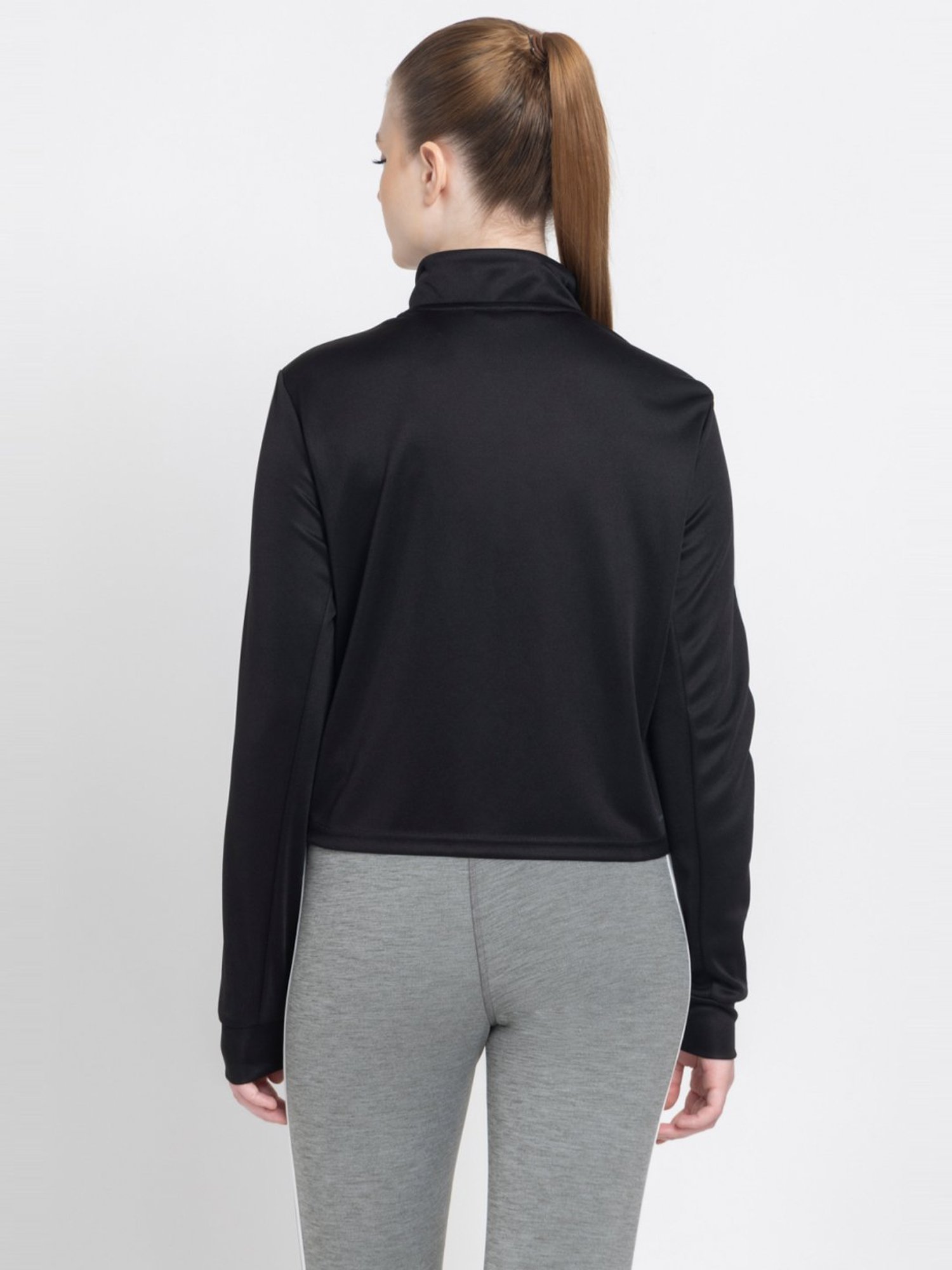 adidas Black Striped Sports Jacket