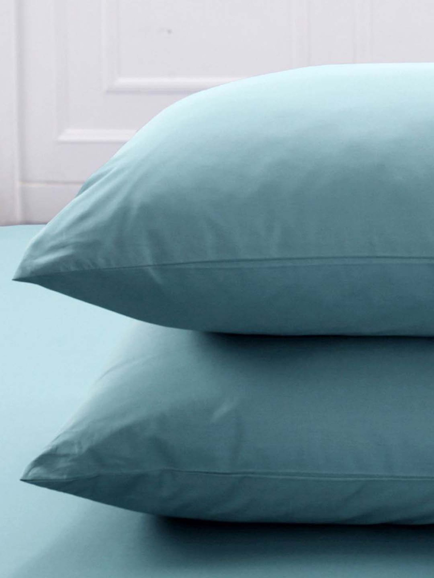 Maspar Blue Cotton 200 TC Bed Sheet Set