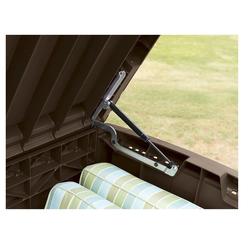 Borneo 110gal Rattan Outdoor Storage Deck Box - Brown - Keter