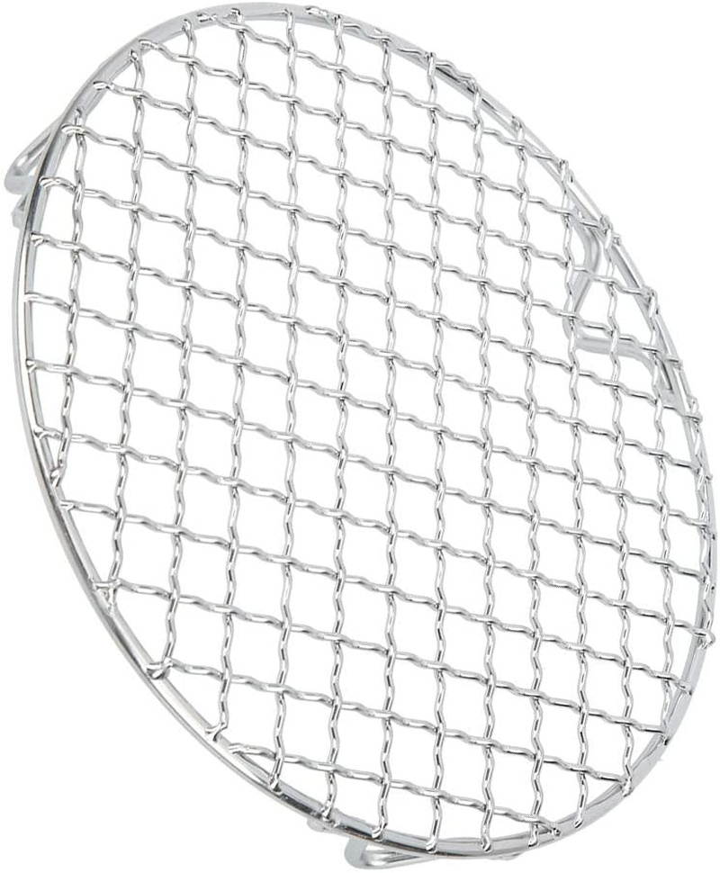 SOONHUA Multipurpose Stainless Steel Baking Wire 18Cm Mesh Grill BBQ Net for Outdoor Camping Barbecue Barbecue Steaming Rack Fryer