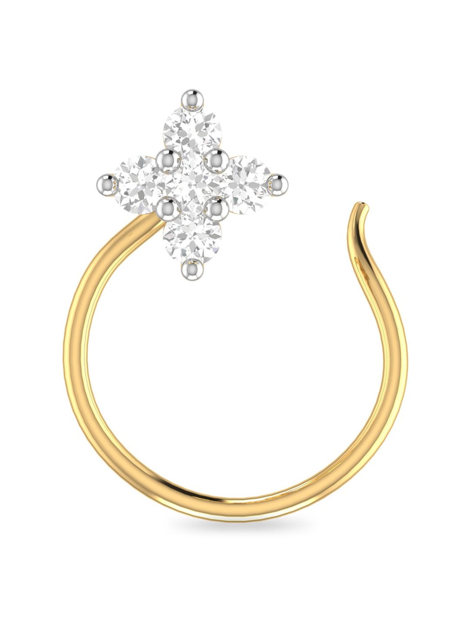 PC Jeweller Blian 18k Gold Nosepin for Women