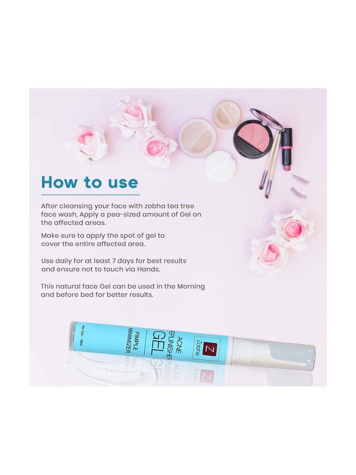 Zobha Acne Replenisher Gel - 18 ml