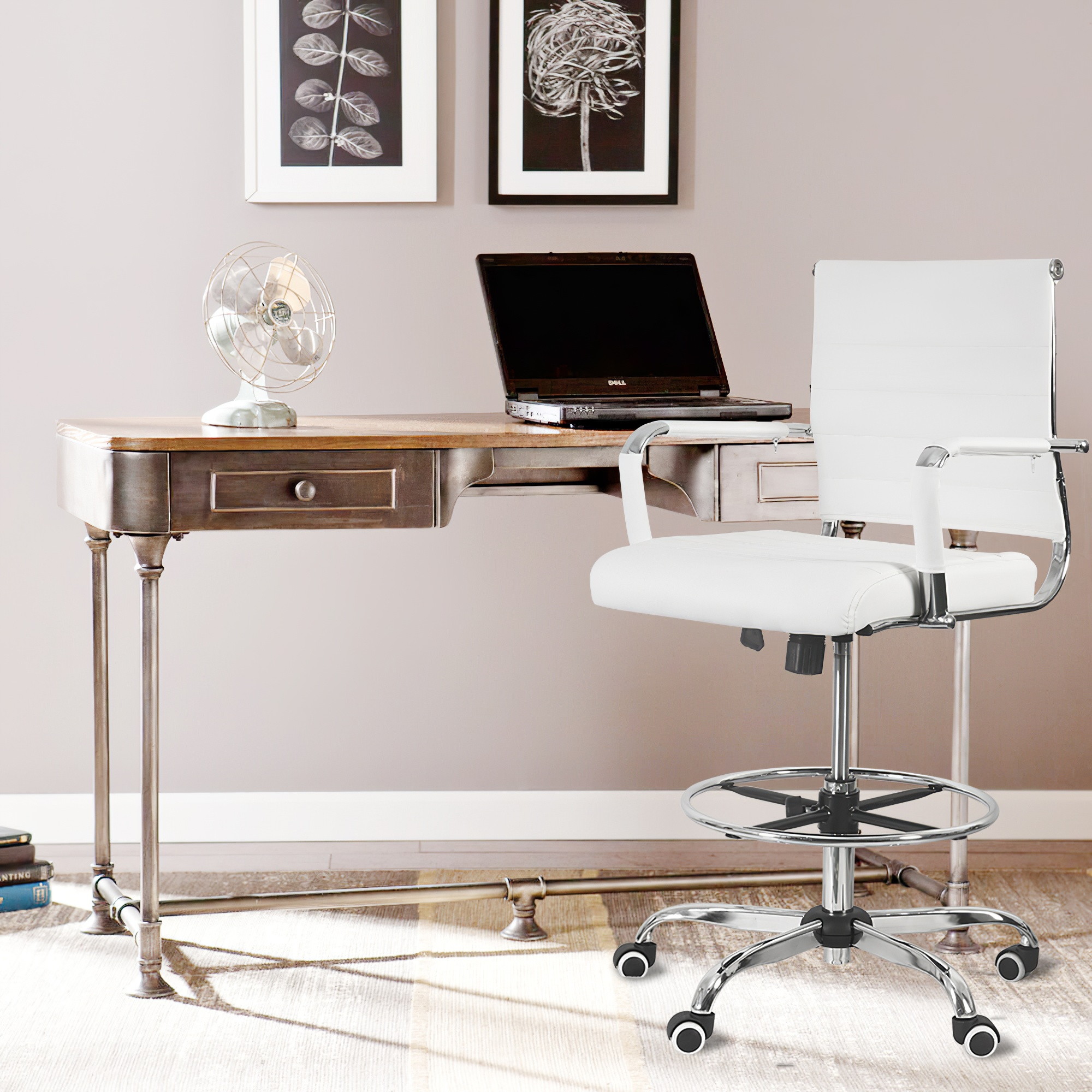 Gray Ergonomically designed office chair