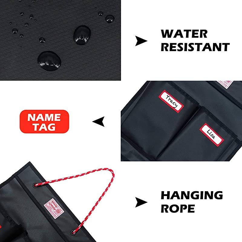 Enough Entryway Door Hanging Wall Organizer Police Locker Storage Organizer for Work Home School Office Gym Accessories