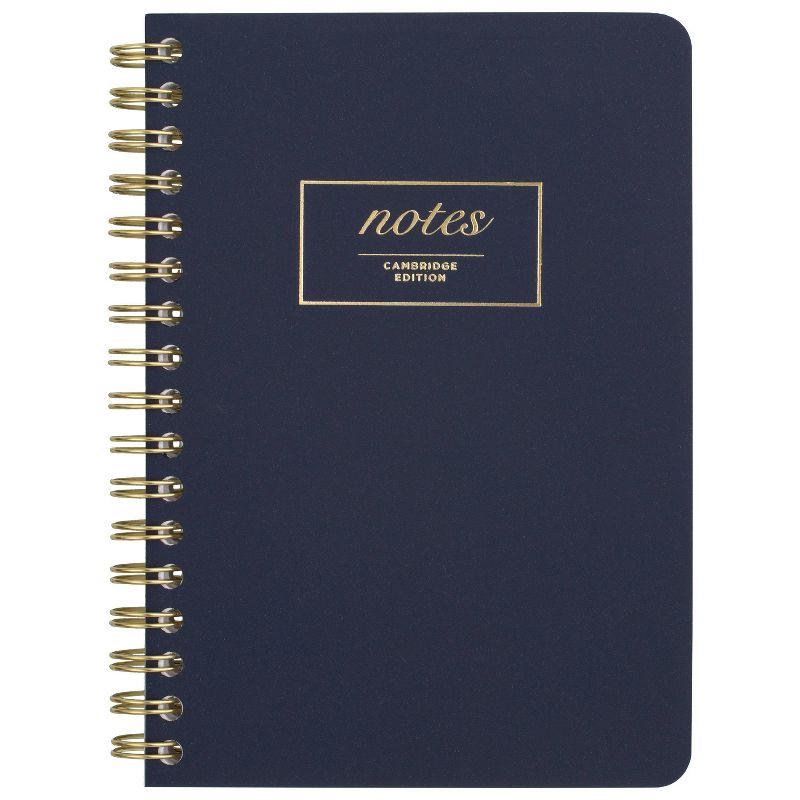 80 sheet 1 Subject Spiral Notebook Work Style Pocket Navy - Cambridge