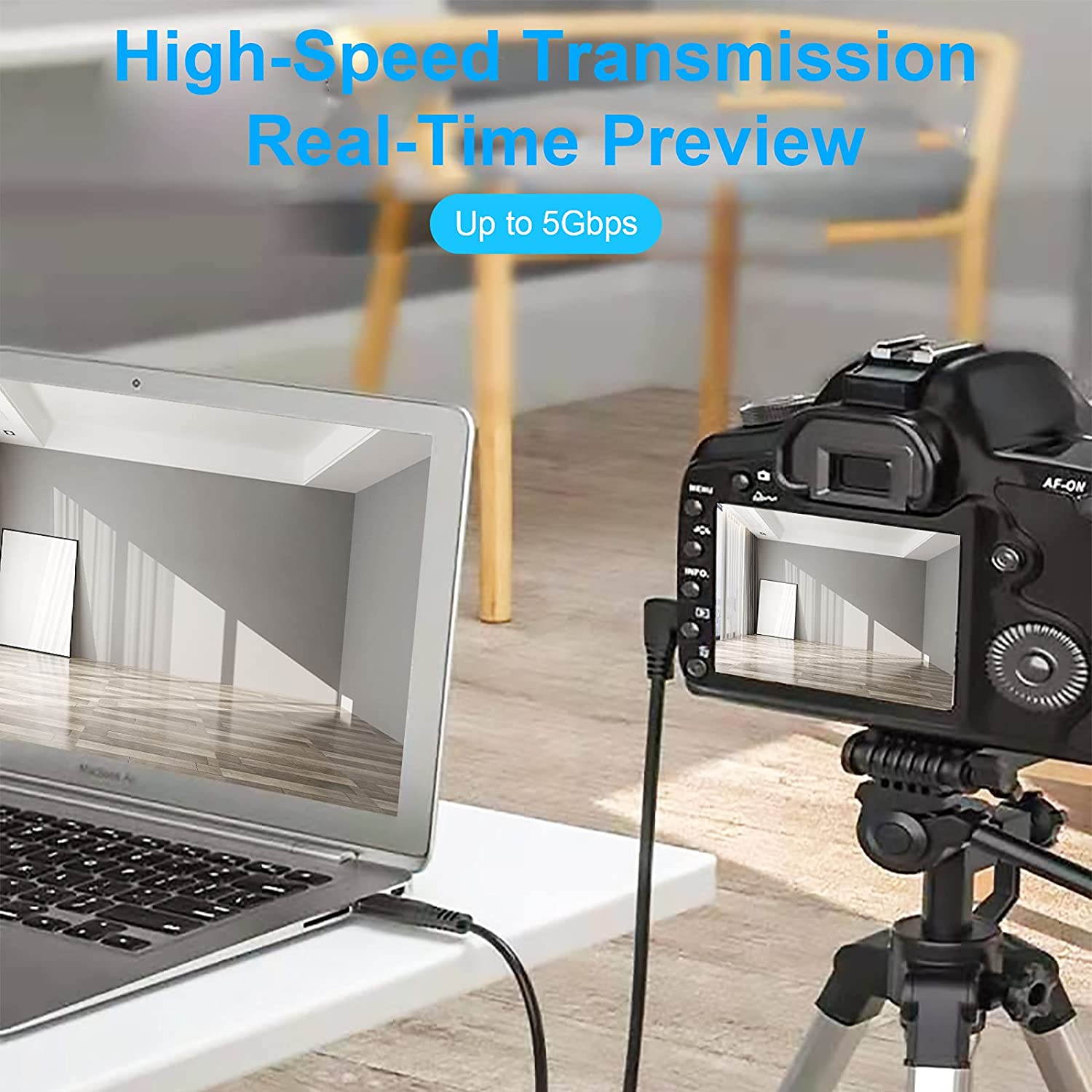 VR Link Cable for Oculus Quest & Quest 2 Fast Charging & PC Data Transfer USB C 3.2 Gen1 Cable for VR Headset and Gaming PC 5Gbps VR Headset USB C Charging Cable 16Ft/5M Type C Cable VR Power Cord