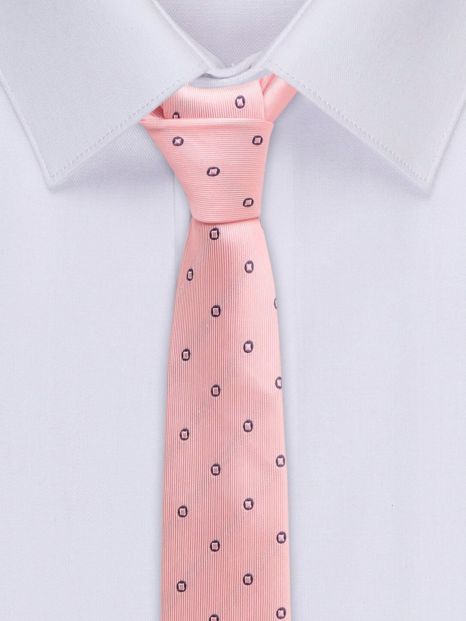 Louis Stitch Peach Printed Necktie Gift Set - Set of 5