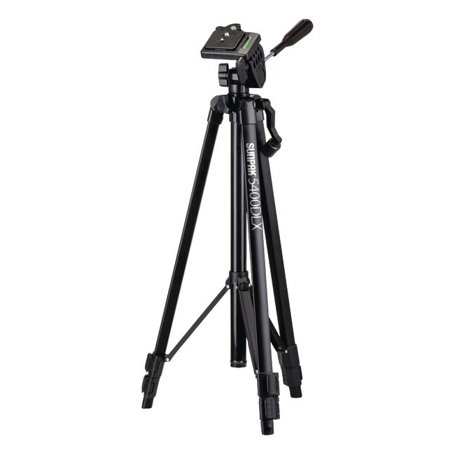 Sunpak 620-540DLX 5400DLX 54 Tripod with 3-Way Pan Head for Digital Cameras