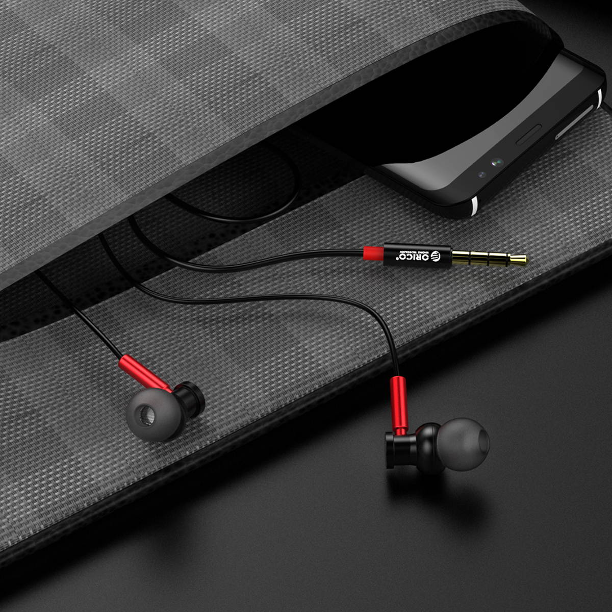 ORICO Original In-Ear Music Earphone Stereo Bass Hifi Earbuds Wired Earphones for Samsung Huawei Xiaomi Mobile Phone PC