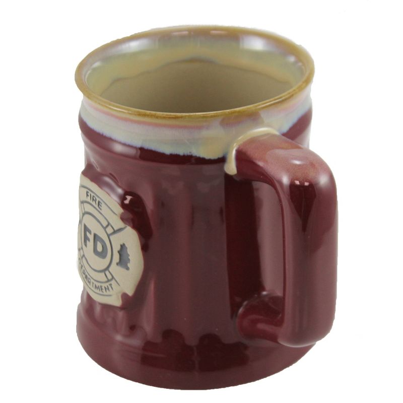 Tabletop 4.5" Fire Department Emblem Mug First Responder Burton & Burton  -  Drinkware
