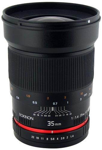 Rokinon 35mm f/1.4 Aspherical Wide Angle Lens (for Sony Alpha E-Mount Cameras)