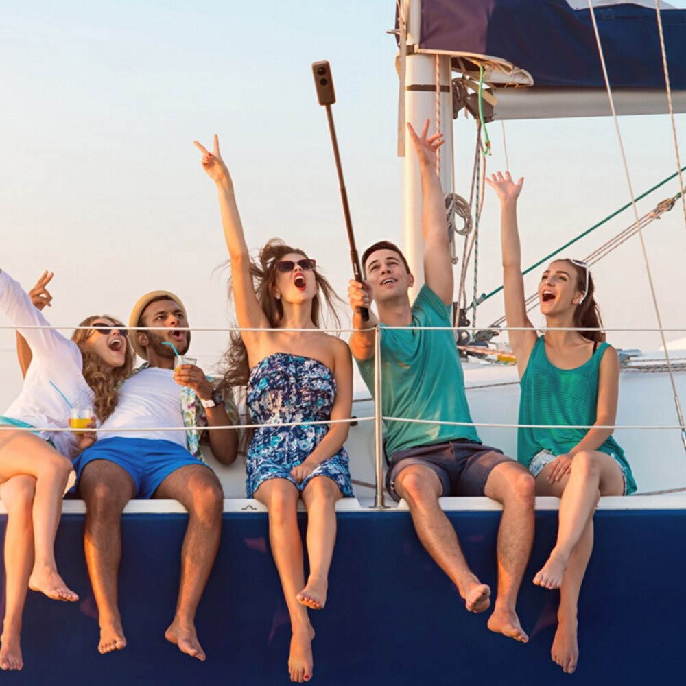 Insta360 Invisible Selfie Stick 1/4 Inch Screw 28cm-120cm Adjustable Length for Insta360 ONE X/ ONE/ EVO/ONE R Camera